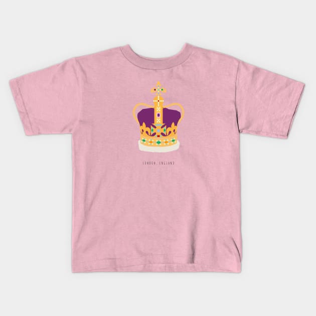 The Crown Jewels, London, England Kids T-Shirt by lymancreativeco